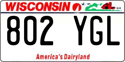 WI license plate 802YGL