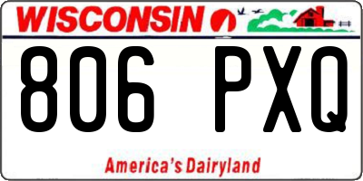 WI license plate 806PXQ