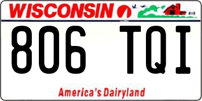 WI license plate 806TQI