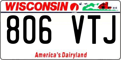WI license plate 806VTJ