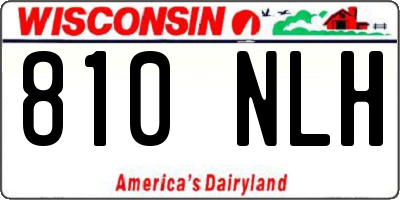 WI license plate 810NLH