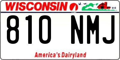 WI license plate 810NMJ