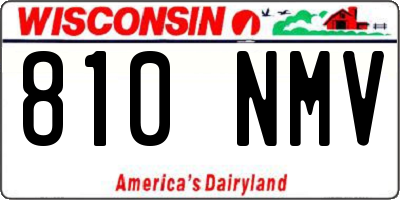 WI license plate 810NMV