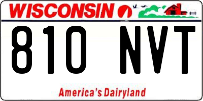 WI license plate 810NVT