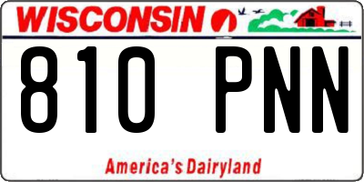 WI license plate 810PNN