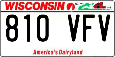 WI license plate 810VFV