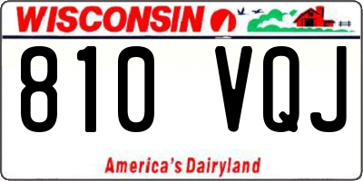 WI license plate 810VQJ