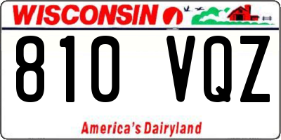 WI license plate 810VQZ