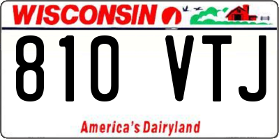 WI license plate 810VTJ