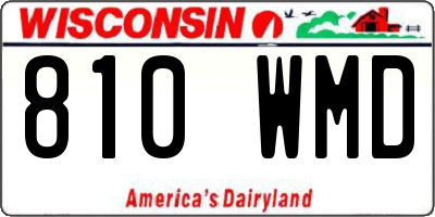WI license plate 810WMD
