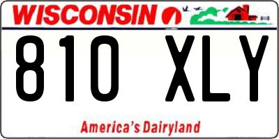 WI license plate 810XLY