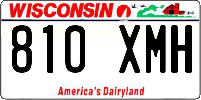 WI license plate 810XMH
