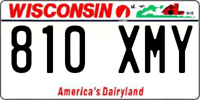 WI license plate 810XMY