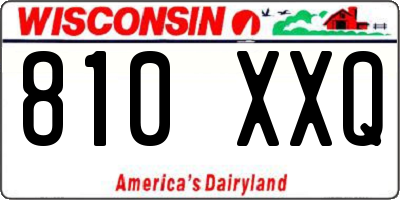 WI license plate 810XXQ