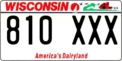 WI license plate 810XXX