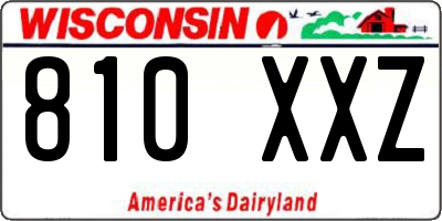 WI license plate 810XXZ