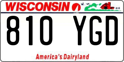 WI license plate 810YGD