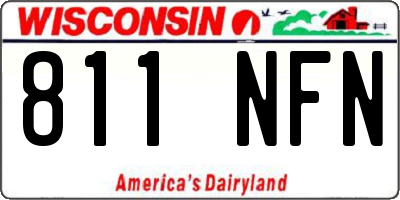 WI license plate 811NFN