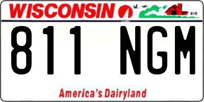 WI license plate 811NGM