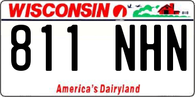 WI license plate 811NHN