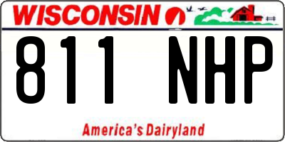 WI license plate 811NHP