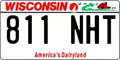 WI license plate 811NHT