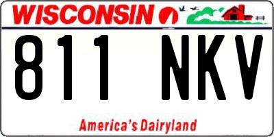 WI license plate 811NKV
