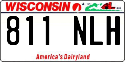 WI license plate 811NLH