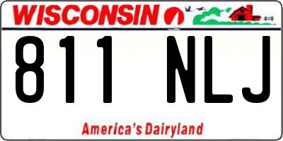 WI license plate 811NLJ