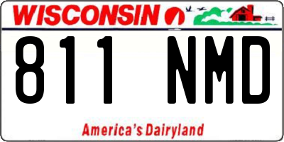 WI license plate 811NMD