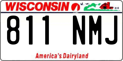WI license plate 811NMJ
