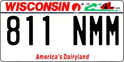 WI license plate 811NMM