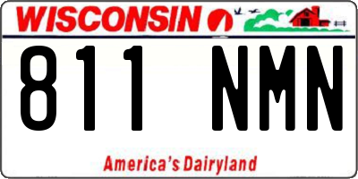 WI license plate 811NMN
