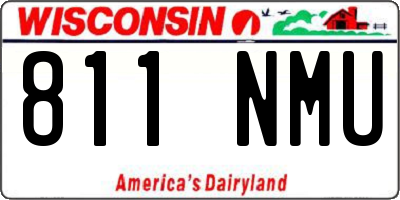 WI license plate 811NMU