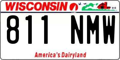 WI license plate 811NMW