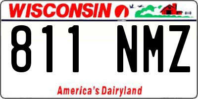 WI license plate 811NMZ