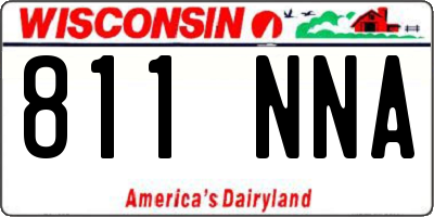 WI license plate 811NNA