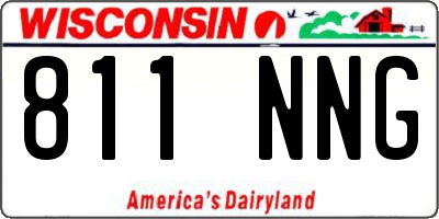 WI license plate 811NNG