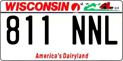 WI license plate 811NNL