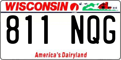 WI license plate 811NQG