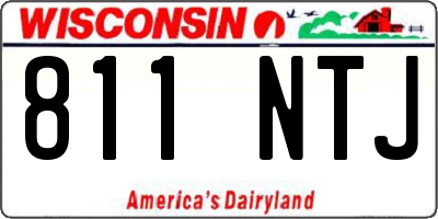 WI license plate 811NTJ