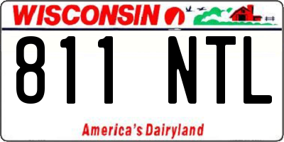 WI license plate 811NTL