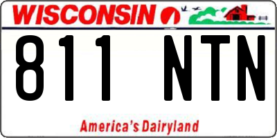 WI license plate 811NTN