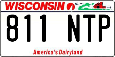WI license plate 811NTP