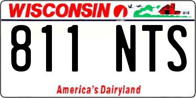 WI license plate 811NTS