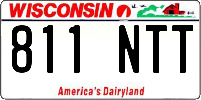 WI license plate 811NTT