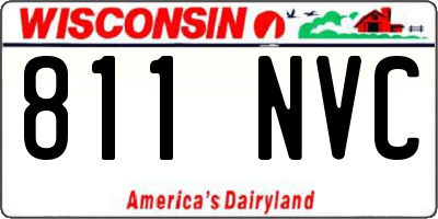 WI license plate 811NVC