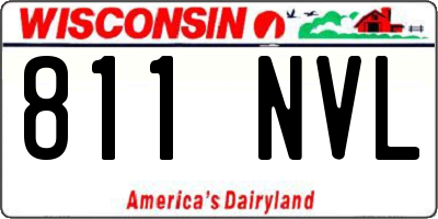 WI license plate 811NVL