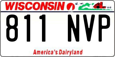 WI license plate 811NVP