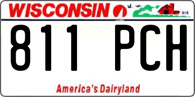 WI license plate 811PCH